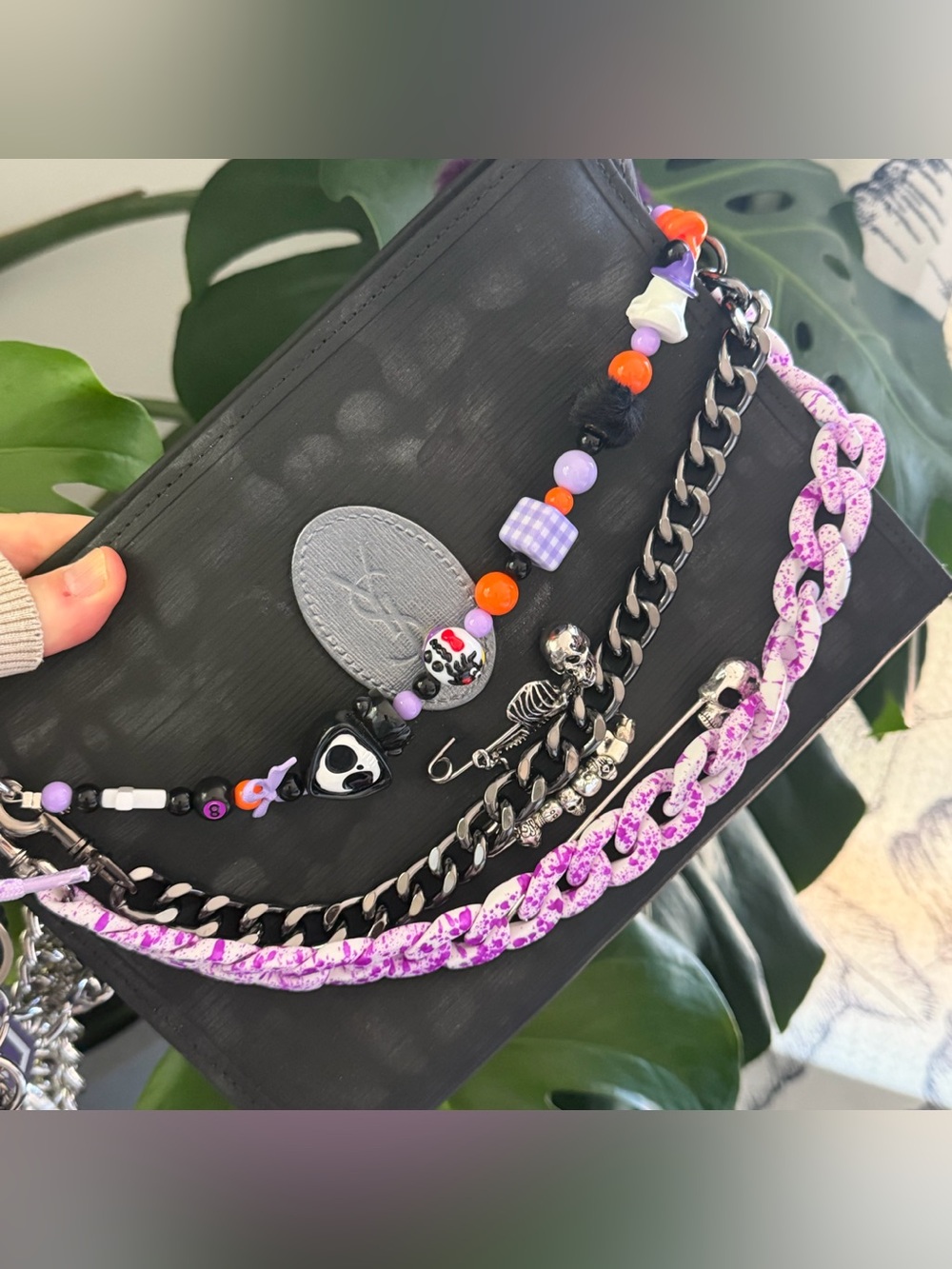 Authentic: Vintage, YSL pouch bag - Halloween Drop - Purple Haze